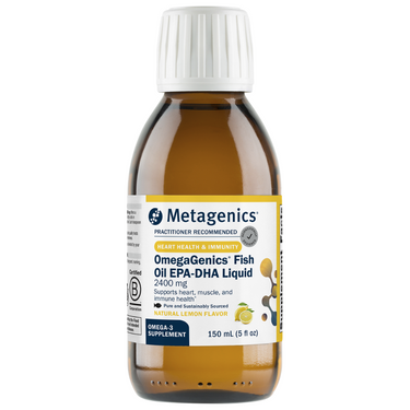 OmegaGenics Fish Oil EPA-DHA Liquid 2400 mg